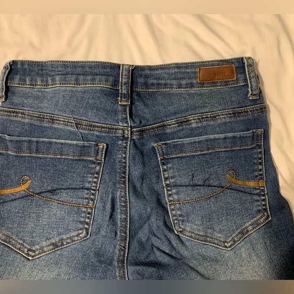 Grace & Lace Jeans Womens 2 Blue Jegging Skinny Stretch Knit Cotton Denim Dark - Picture 12 of 12